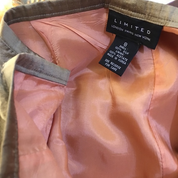 Vintage90’s The Limited sheer blouse with matching pants gold - Picture 9 of 14